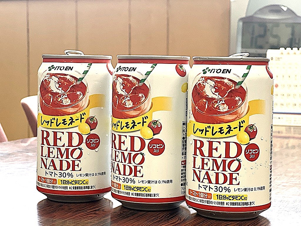 🍅RED LEMONADEトマトジュース、部内で話題に！